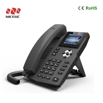 Desk SIP IP Phone 10/100/1000Mbps Internet 2 SIP lines work with VoIP IP PBX